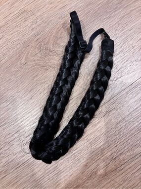 Black Braided Headband Synthetic Hair Extension
